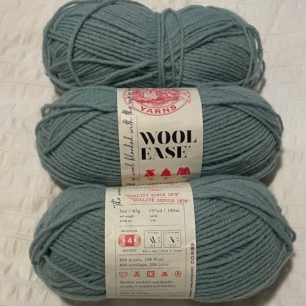 Lion Brand Wool-Ease Yarn in Blue